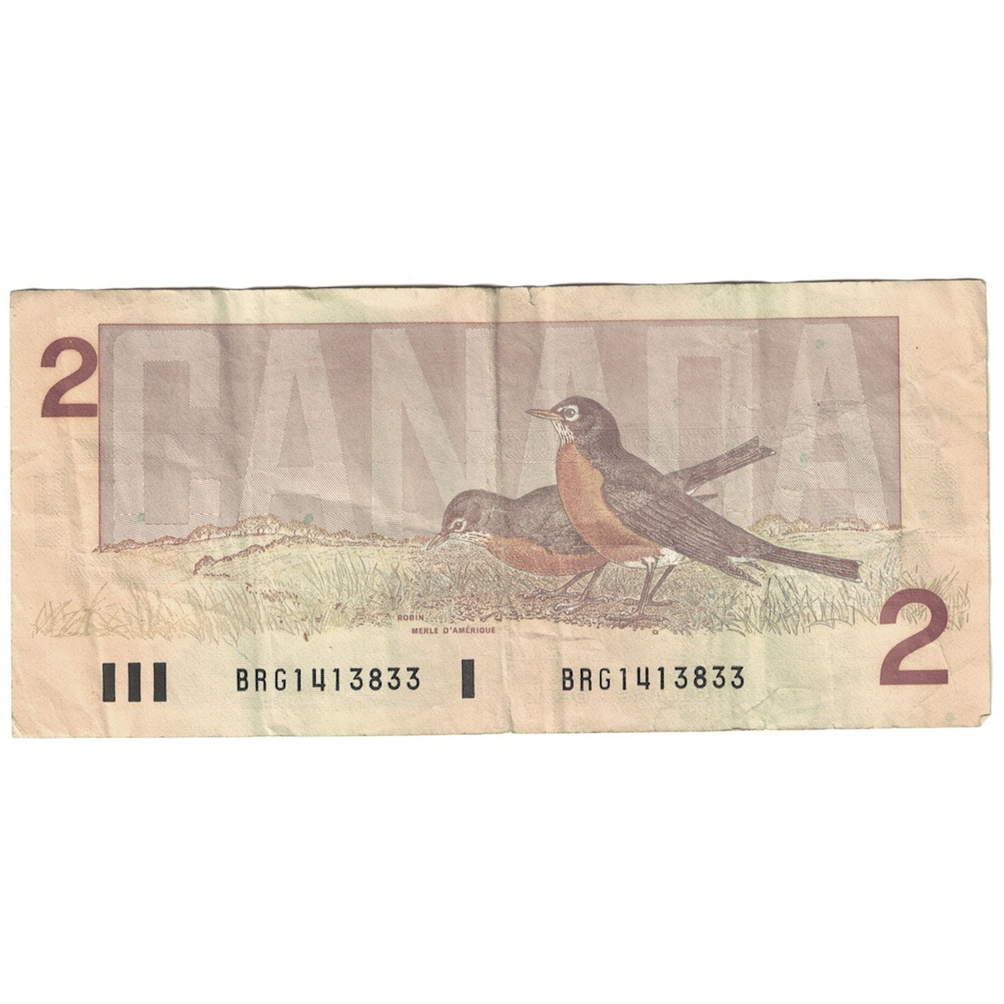Billet, Canada, 2 Dollars, 1986-1991, 1986, KM:94a, TTB