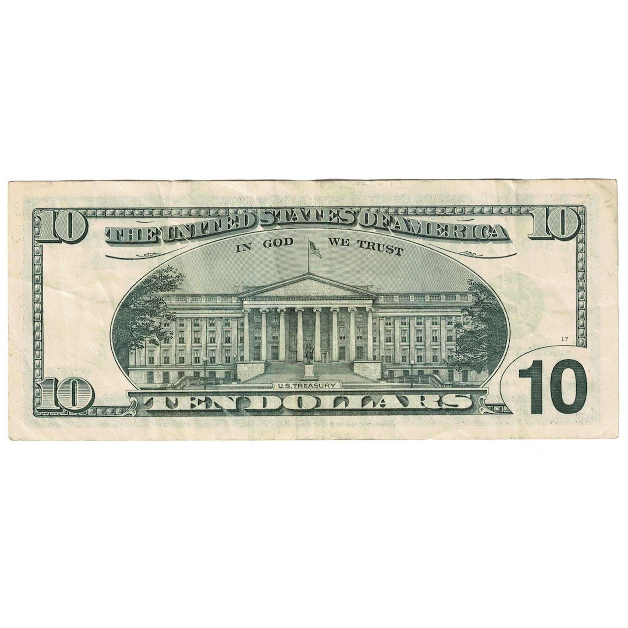 Banknote, United States, Ten Dollars, 2001, Chicago, KM:4612, EF(40-45)