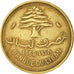 Lebanon, 10 Piastres, 1968, Paris, EF(40-45), Nickel-brass, KM:26