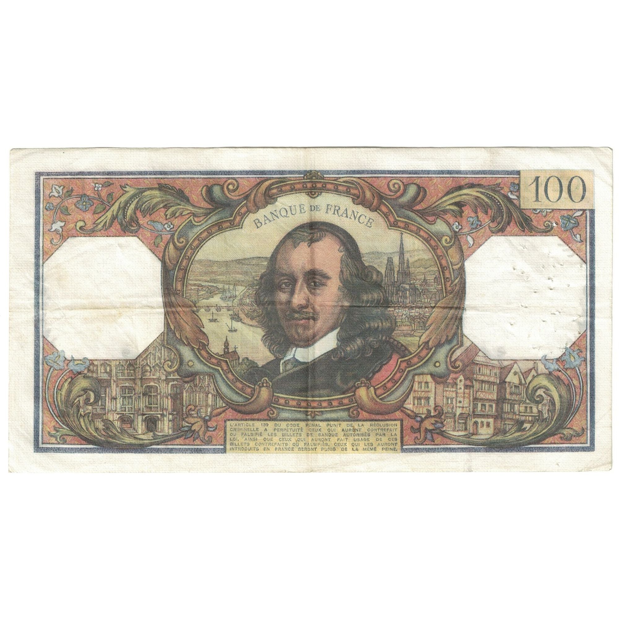 France, 100 Francs, Corneille, 1974, V.811, TTB, Fayette:65.46, KM:149d