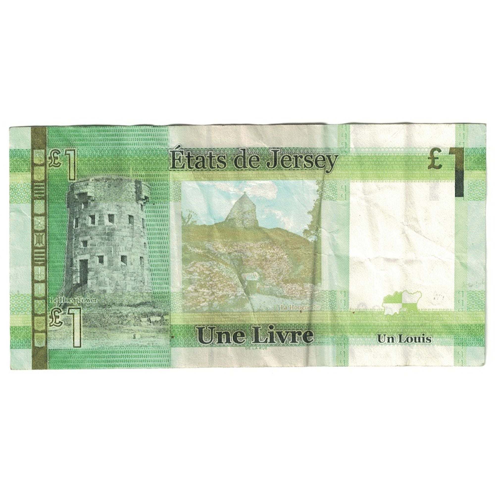 Geldschein, Jersey, 1 Pound, Undated (2010), KM:32a, SS