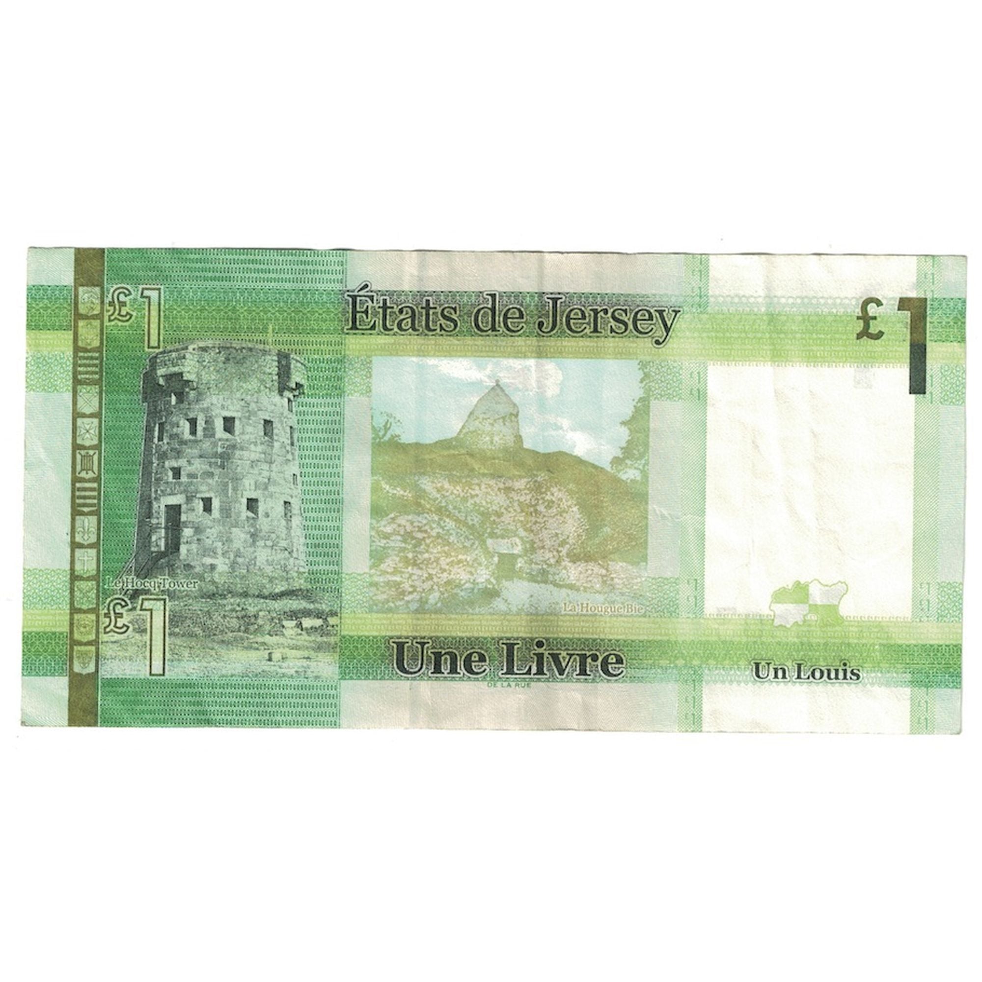 Billet, Jersey, 1 Pound, Undated (2010), KM:32a, TTB+