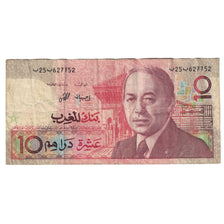 Banknote, Morocco, 10 Dirhams, 1987, KM:60b, VF(30-35)