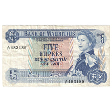 Banconote, Mauritius, 5 Rupees, Undated (1967), KM:30a, BB