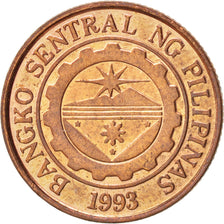 Philippines, 10 Sentimos, 1995, MS(63), Copper Plated Steel, KM:270.1