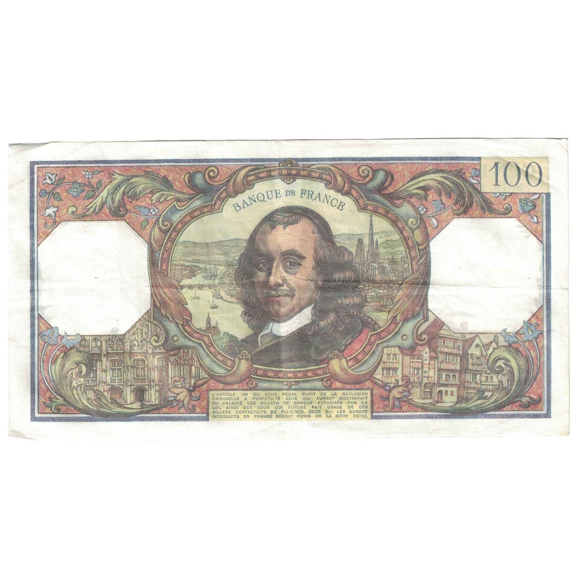 France, 100 Francs, Corneille, 1978, J.1240, TTB, Fayette:65.64, KM:149f