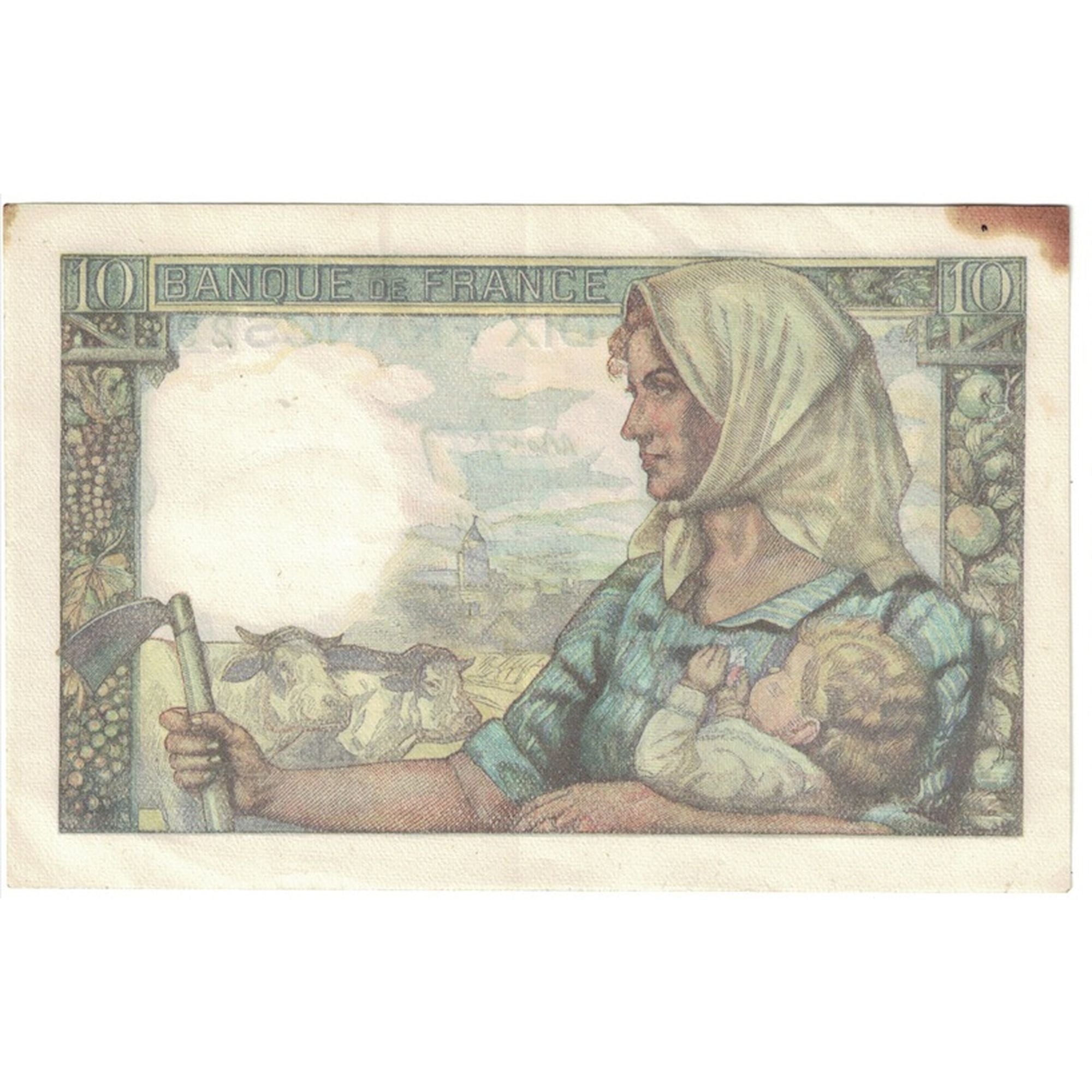 França, 10 Francs, Mineur, 1946, A.126, AU(50-53), Fayette:8.16, KM:99e