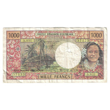 Banknote, Tahiti, 1000 Francs, Undated (1971-85), KM:27d, VF(20-25)