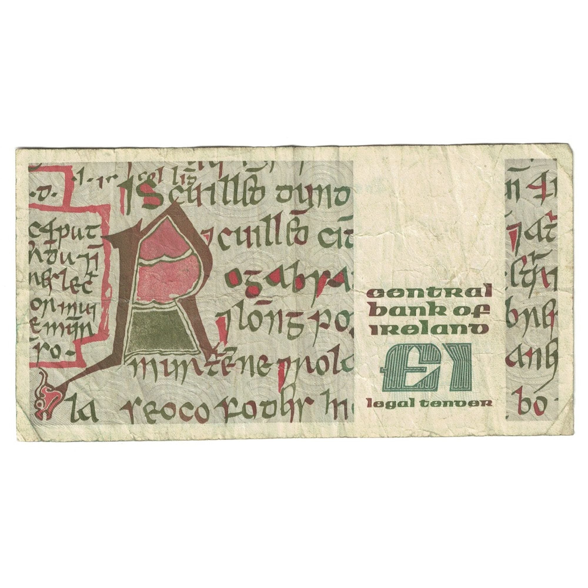 Banknote, Ireland - Republic, 1 Pound, 1989, 1989-01-09, KM:70d, VF(20-25)