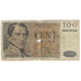 Geldschein, Belgien, 100 Francs, 1957, 1957-12-09, KM:129c, S+