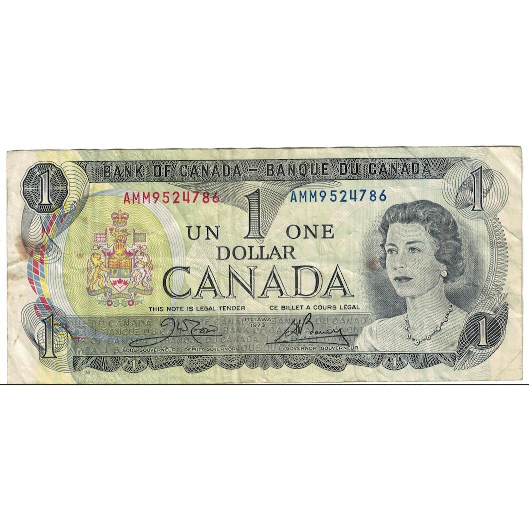 Nota, Canadá, 1 Dollar, 1973, KM:85c, EF(40-45)