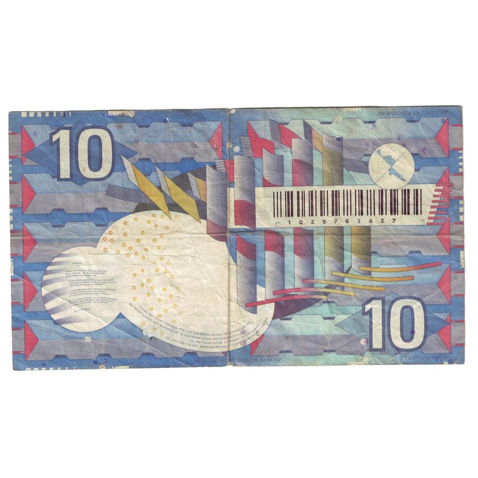 Billet, Pays-Bas, 10 Gulden, 1997, 1997-07-01, KM:99, TB+