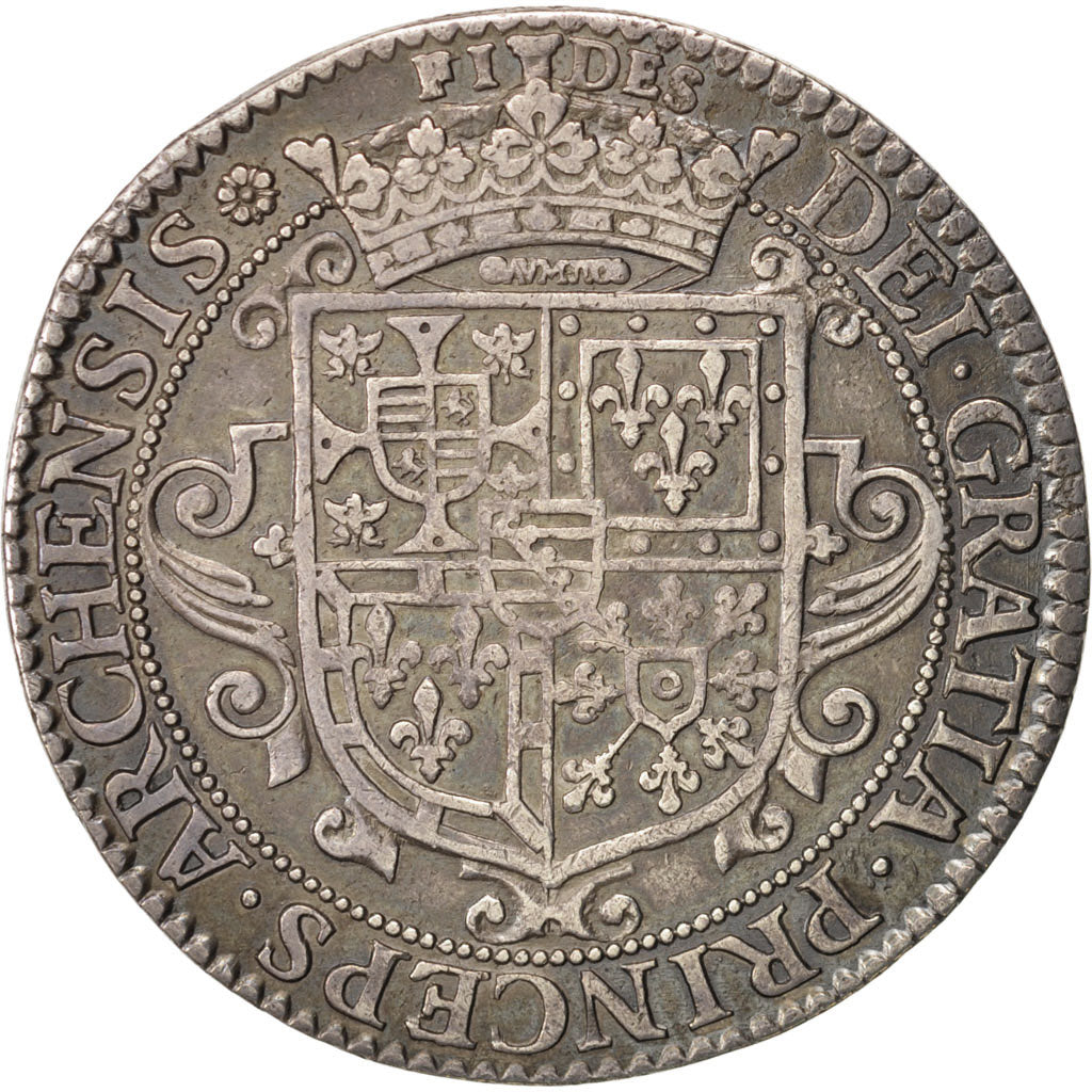 FRENCH STATES, NEVERS & RETHEL, ECU Of 30 Sous, 1614, Charleville, AU(50-53)