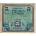 Francia, 5 Francs, Flag/France, 1944, MB+, Fayette:VF17.1, KM:115a