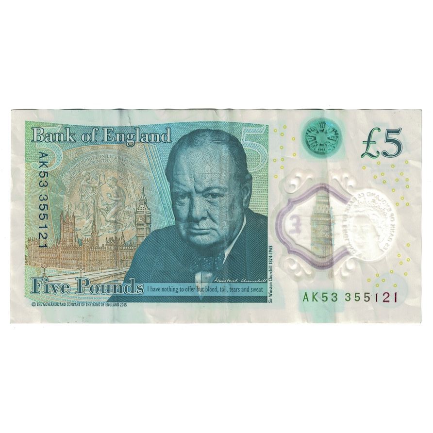 Billet, Grande-Bretagne, 5 Pounds, 2015, TTB
