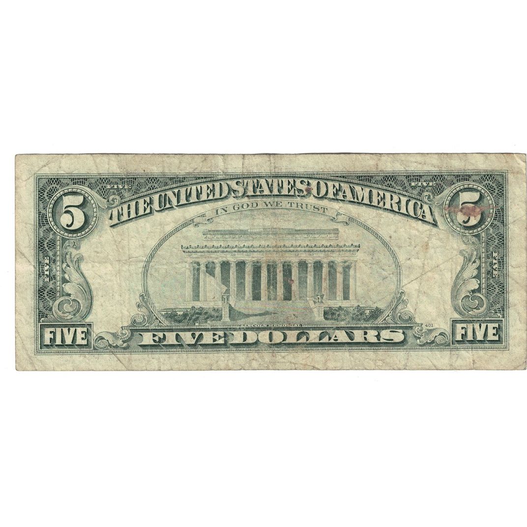 Banknote, United States, Five Dollars, 1988A, ATLANTA, KM:3860A, VF(20-25)