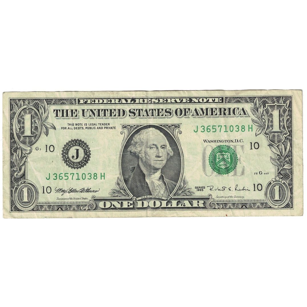 Banknote, United States, One Dollar, 1995, Kansas City, KM:4250, VF(30-35)