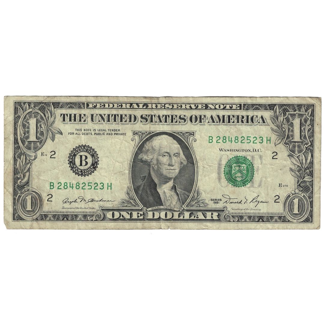 Banknote, United States, One Dollar, 1981, New-York, KM:3501, VF(30-35)