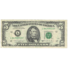 Banknote, United States, Five Dollars, 1988A, San Francisco, KM:3860G, EF(40-45)