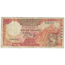 Banknote, Sri Lanka, 100 Rupees, 1988, 1988-02-01, KM:99b, VF(20-25)