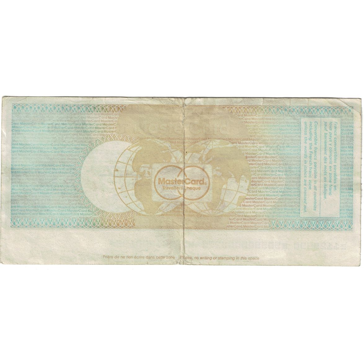 France, 200 Francs, Travellers cheque, 1980's-1990's, AU(50-53)
