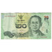 Banknot, Tajlandia, 20 Baht, AU(50-53)