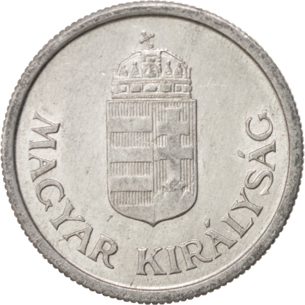 Hungary, Pengo, 1941, AU(50-53), Aluminum, KM:521