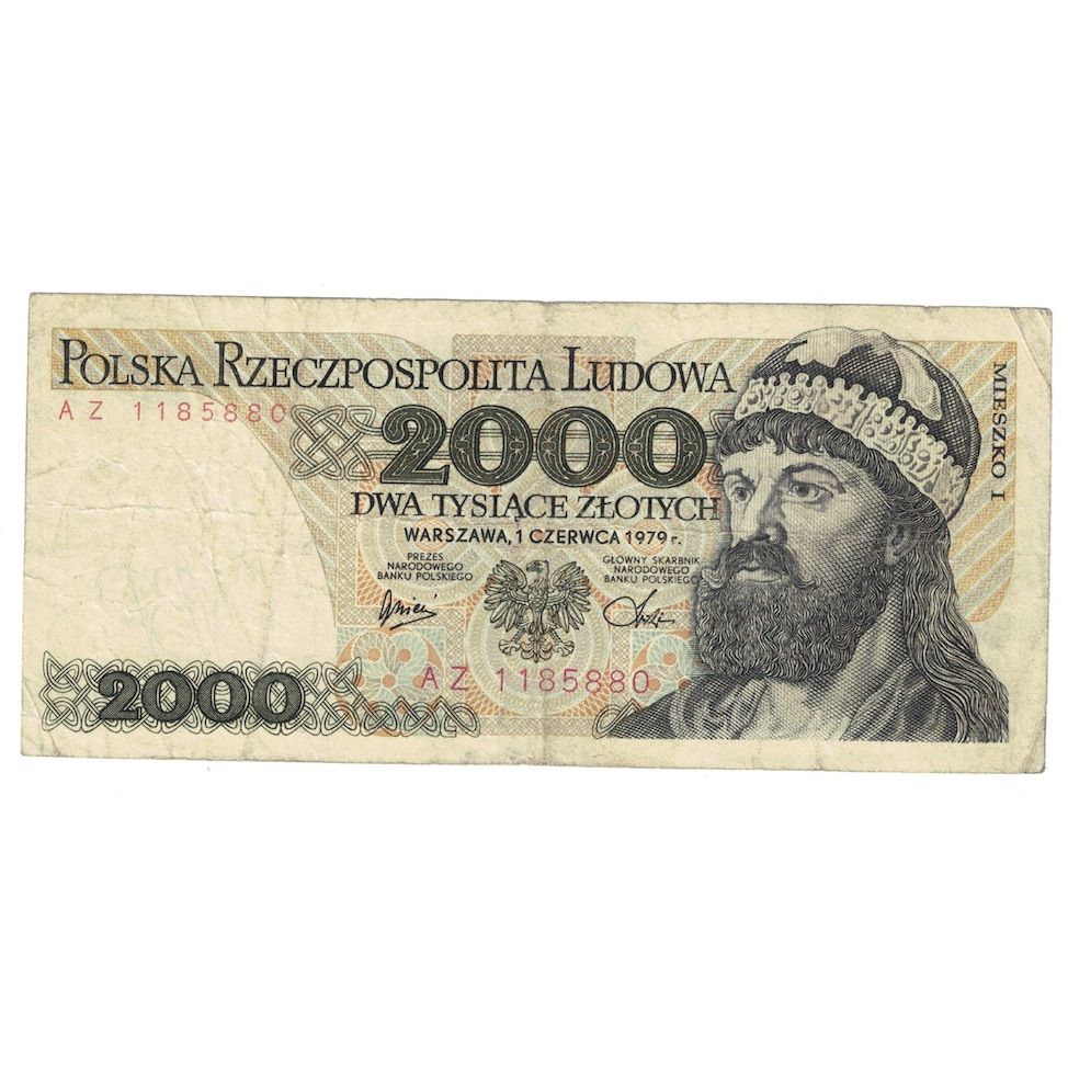 Banknote, Poland, 2000 Zlotych, 1979, 1979-06-01, KM:147b, EF(40-45)
