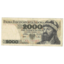 Banknote, Poland, 2000 Zlotych, 1979, 1979-06-01, KM:147b, EF(40-45)