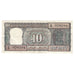 Banknote, India, 10 Rupees, KM:60a, AU(55-58)