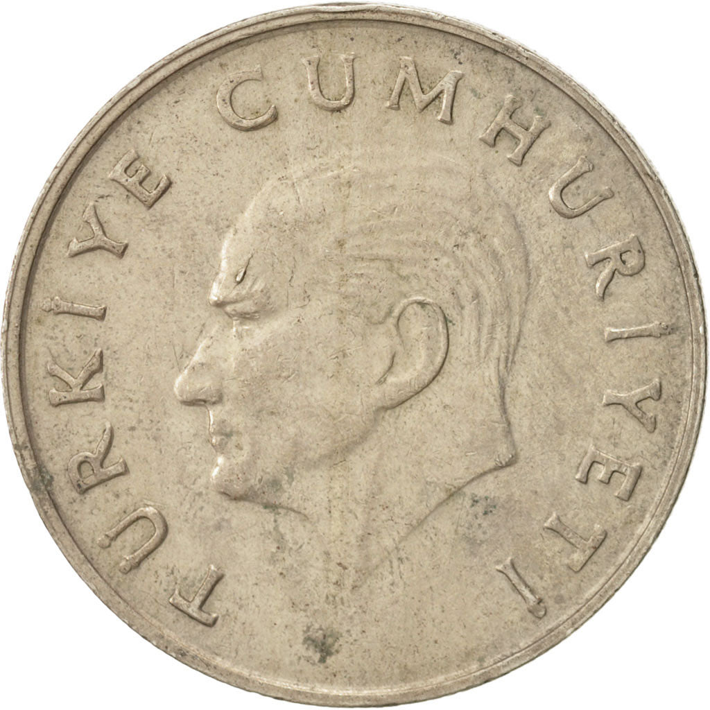 Turkey, 100 Lira, 1987, AU(50-53), Copper-Nickel-Zinc, KM:967