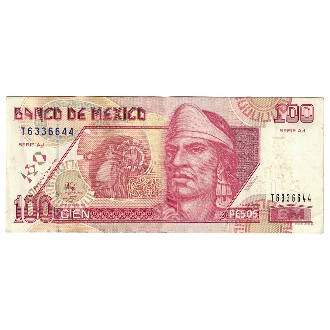 Billete, 100 Pesos, 1996, México, KM:108b, EBC