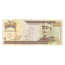 Nota, República Dominicana, 20 Pesos Oro, 2000, KM:166a, AU(55-58)