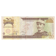 Banknote, Dominican Republic, 20 Pesos Oro, 2000, KM:166a, AU(55-58)
