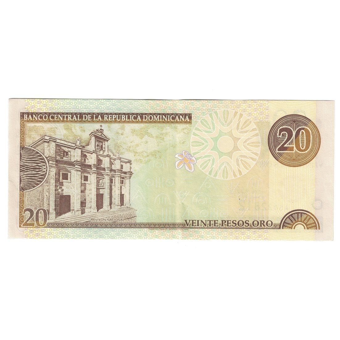 Banknote, Dominican Republic, 20 Pesos Oro, 2000, KM:166a, AU(55-58)