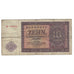 Banknote, Germany - Democratic Republic, 10 Deutsche Mark, 1955, KM:18a