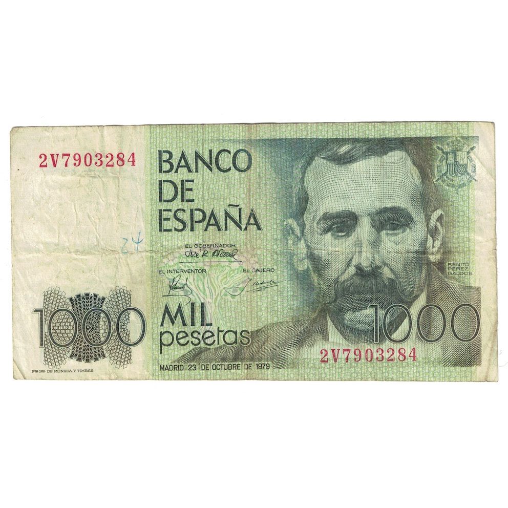 Banknote, Spain, 1000 Pesetas, 1979, 1979-10-23, KM:158, VF(30-35)