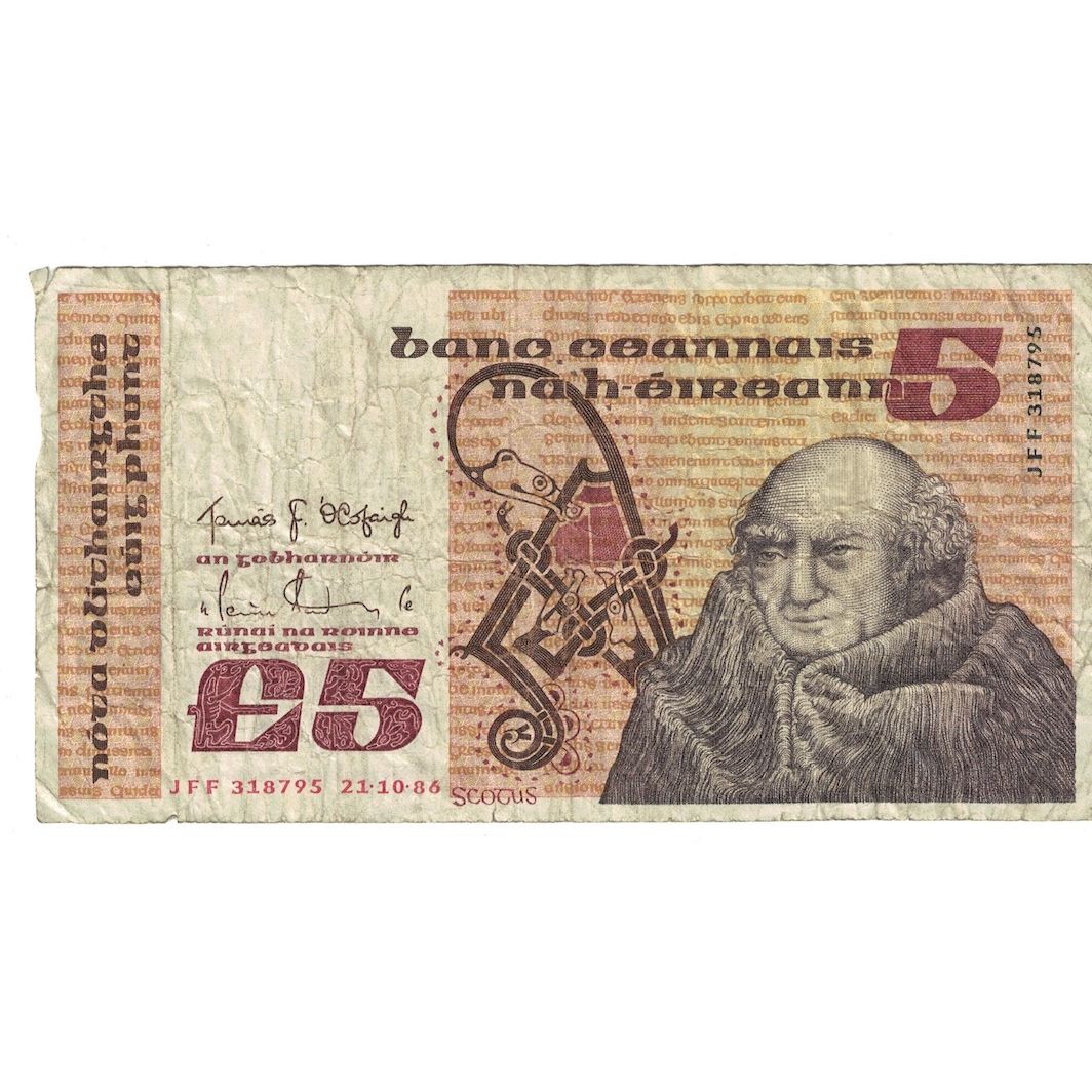 Banknote, Ireland - Republic, 5 Pounds, 1986, 1986-10-21, KM:71d, VF(30-35)