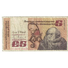 Banknote, Ireland - Republic, 5 Pounds, 1986, 1986-10-21, KM:71d, VF(30-35)