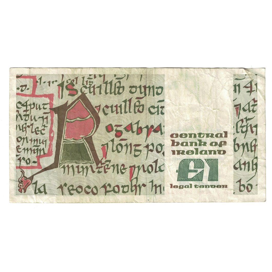 Billet, République d'Irlande, 1 Pound, 1987, KM:70c, TB+