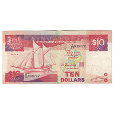 Nota, Singapura, 10 Dollars, Undated (1988), KM:20, EF(40-45)