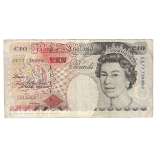 Billet, Grande-Bretagne, 10 Pounds, 1993-1998, KM:386a, TTB