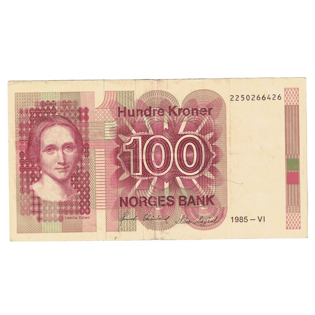 Billet, Norvège, 100 Kroner, 1985, KM:43c, TTB