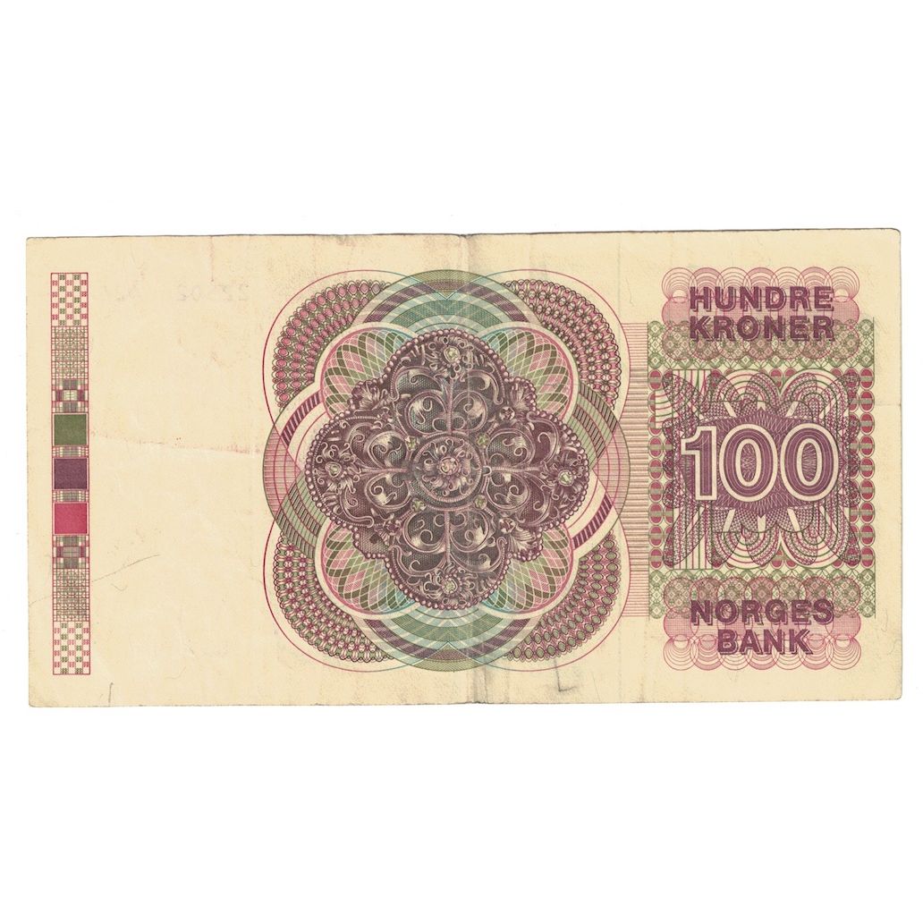 Billet, Norvège, 100 Kroner, 1985, KM:43c, TTB