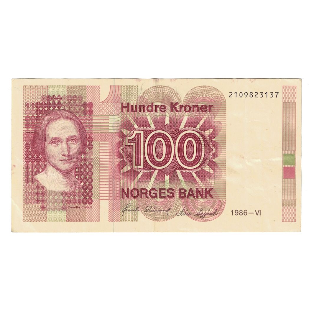 Billet, Norvège, 100 Kroner, 1986, KM:43c, SUP
