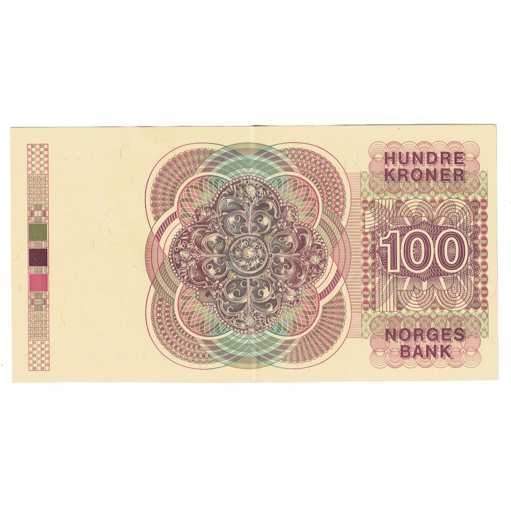 Banknot, Norwegia, 100 Kroner, 1987, KM:43c, AU(50-53)