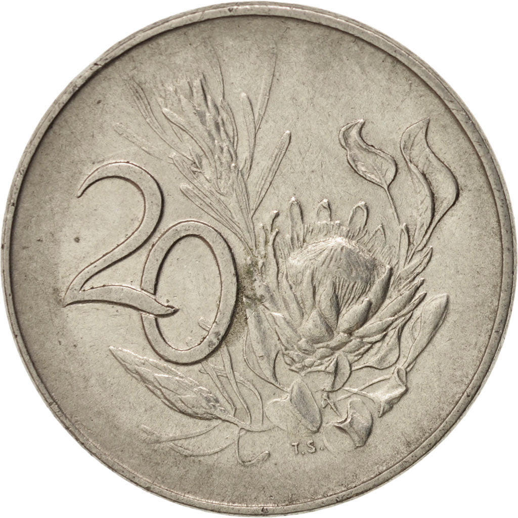 South Africa, 20 Cents, 1965, TTB+, Nickel, KM:69.2