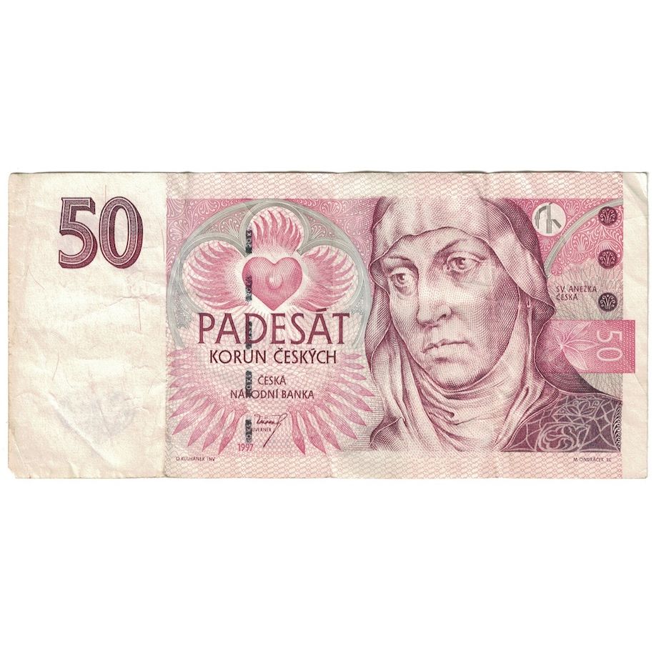 Banknote, Czech Republic, 50 Korun, 1997, KM:17, EF(40-45)