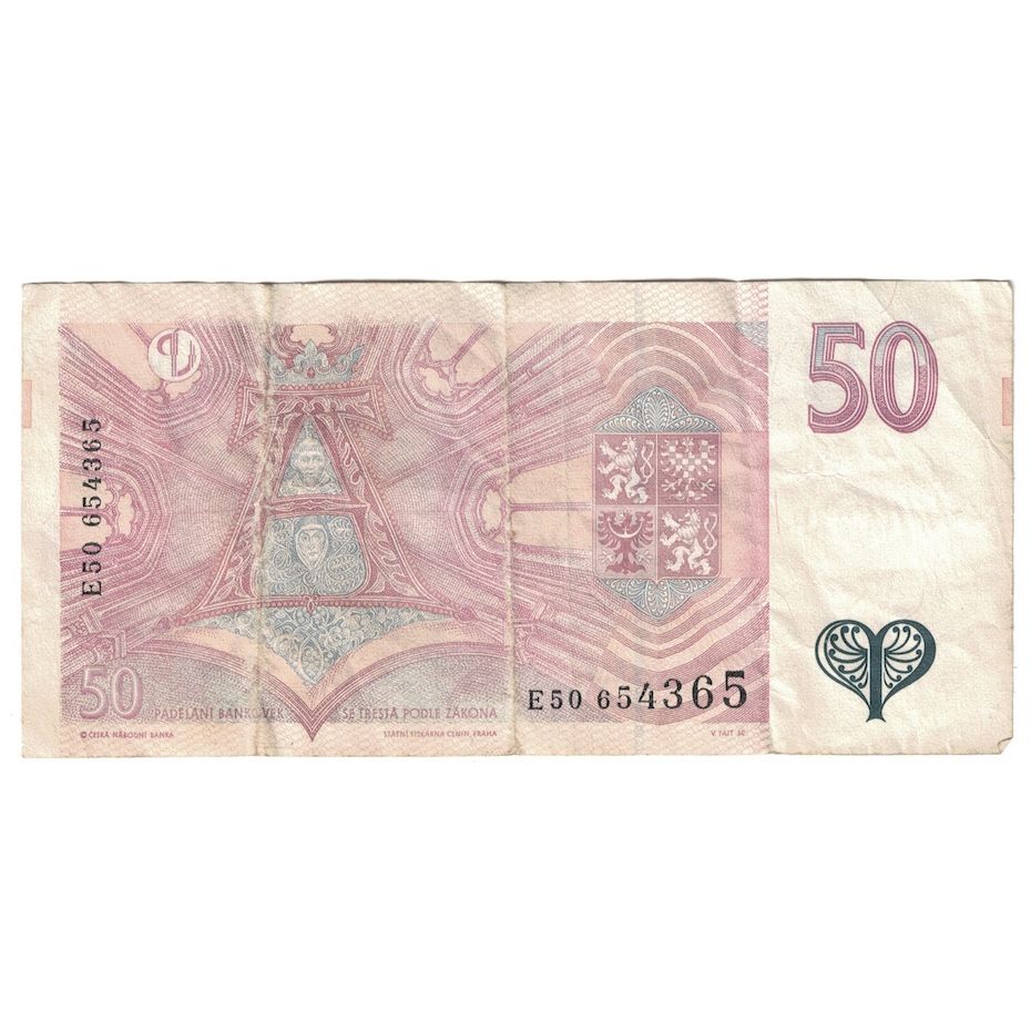 Banknote, Czech Republic, 50 Korun, 1997, KM:17, EF(40-45)