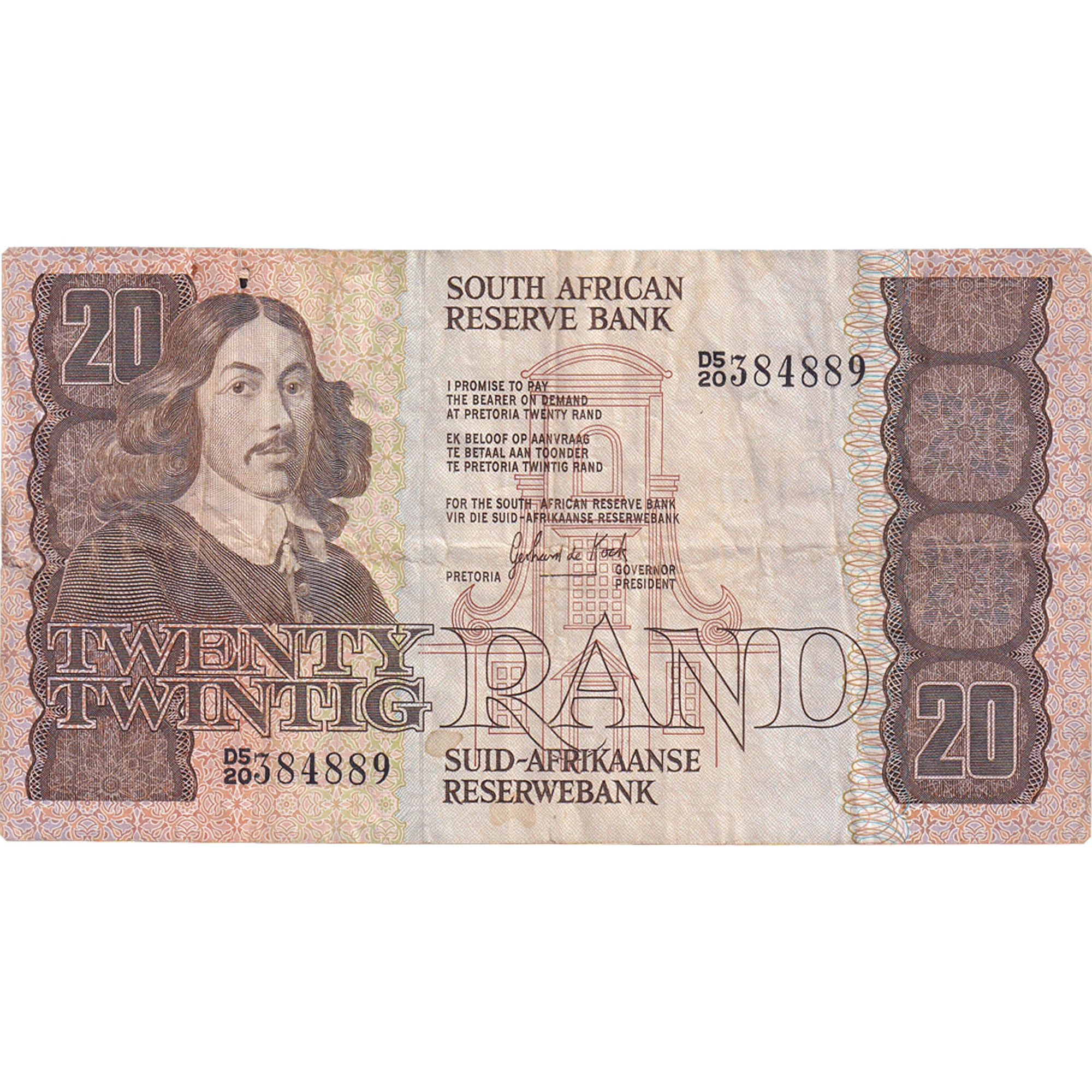 Banknote, South Africa, 20 Rand, ND (1982-85), KM:121c, VF(30-35)